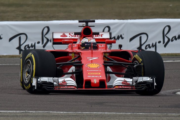 Kimi Räikkönen conduce el SF70H en Fiorano