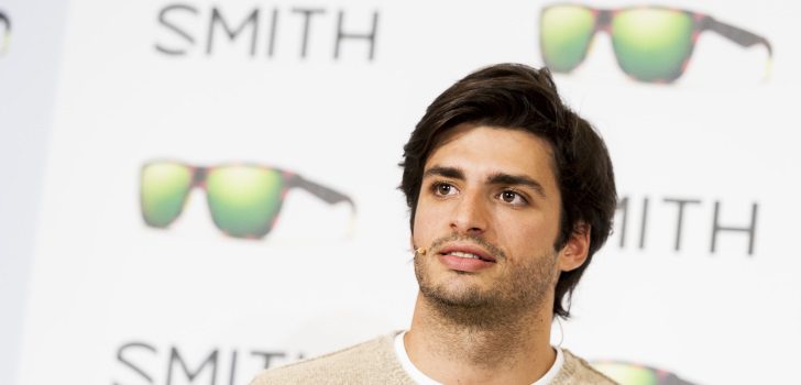 Carlos Sainz en un acto promocional de Smith