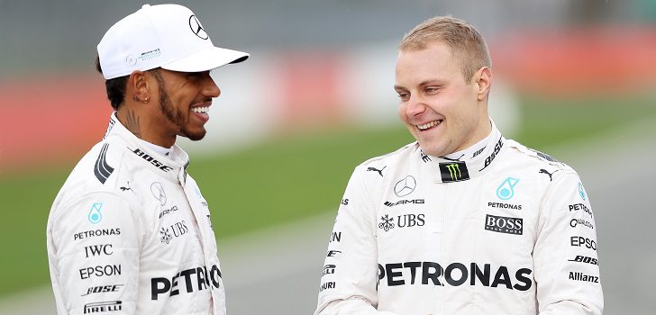 Lewis Hamilton y Valtteri Bottas