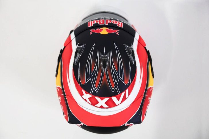 Casco de Daniil Kvyat