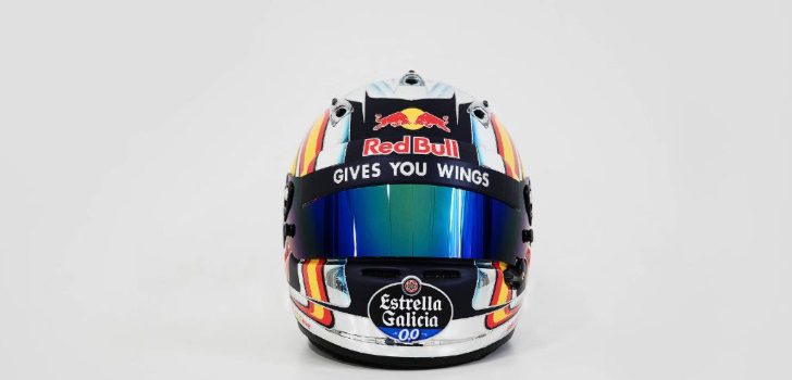 Casco de Carlos Sainz