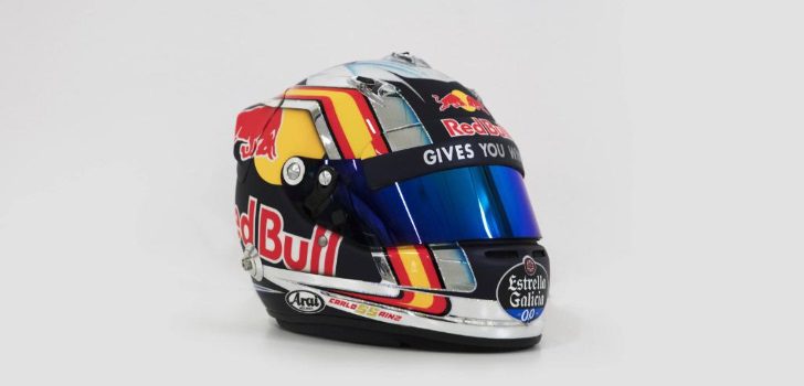 Casco de Carlos Sainz