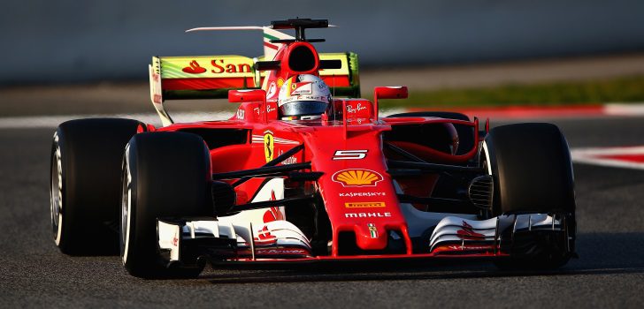 El Ferrari SF70-H de Vettel
