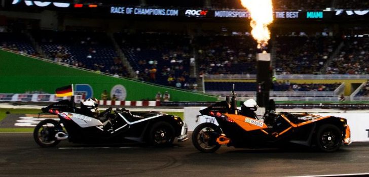 Felipe Massa y Pascal Wehrlein en la Race of Champions 2017