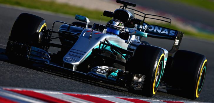 Valtteri Bottas en el W08