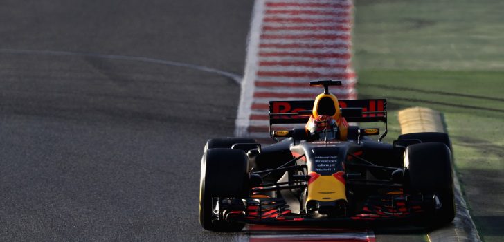 Max Verstappen durante los test de pretemporada 2017