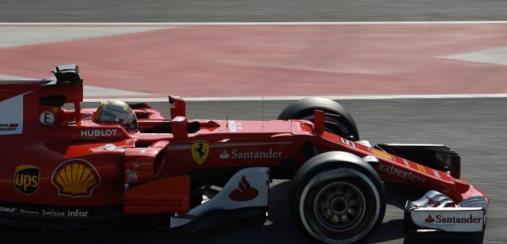 Sebastian Vettel durante los test de pretemporada 2017