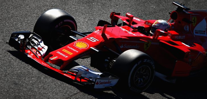 Sebastian Vettel en el SF70H