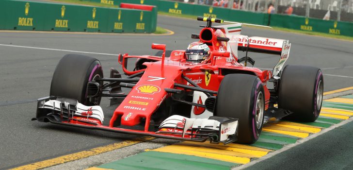 Kimi Räikkönen en el SF70H