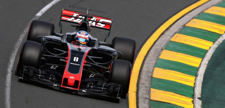 Grosjean en Australia