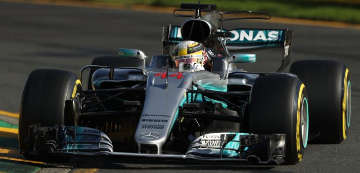 Lewis Hamilton en Australia