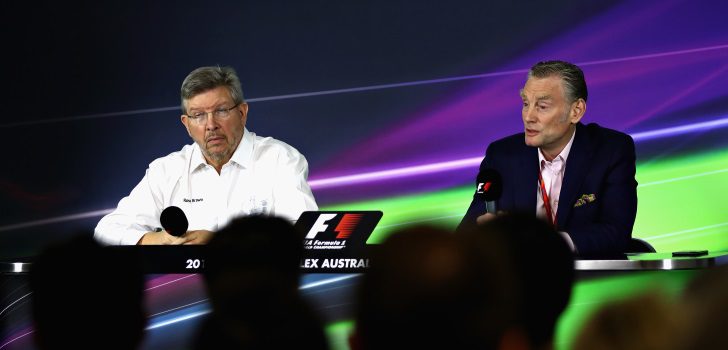 Ross Brawn y Sean Bratches