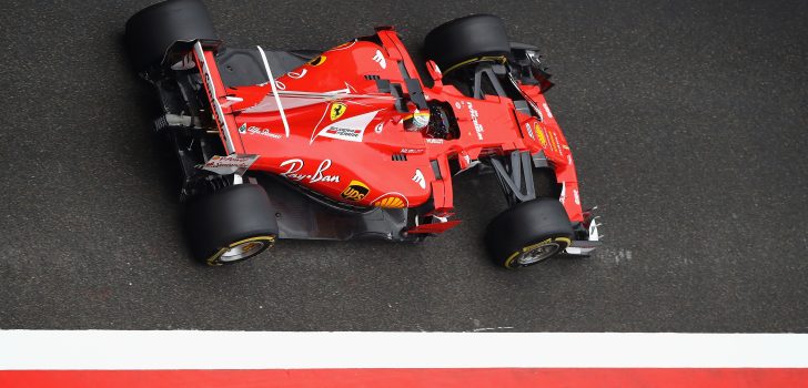 Sebastian Vettel en el SF70H