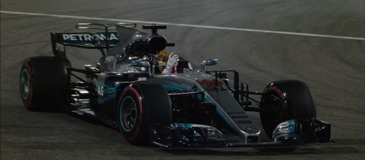 Lewis Hamilton en Baréin