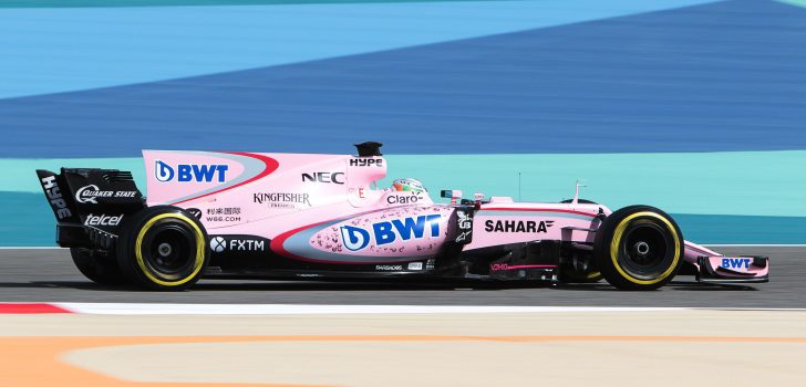 Alfonso Celis durante los test post GP Baréin 2017 (Copyright: Sahara Force India F1 Team)