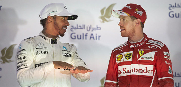 Vettel y Hamilton