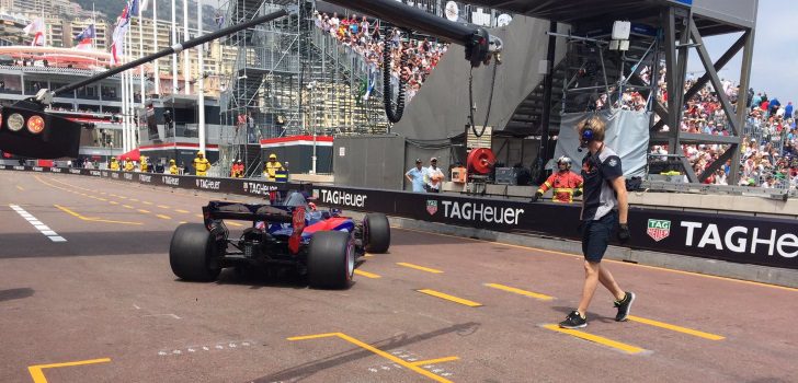 El STR12 en el pitlane de Mónaco