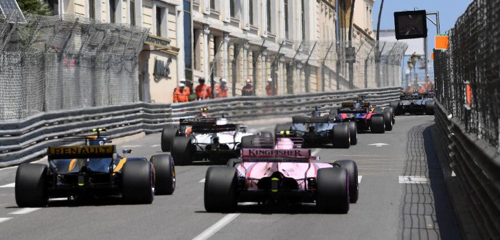 Subida del Casino tras la salida del GP de Mónaco