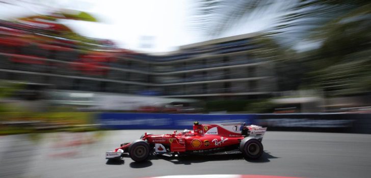 Kimi Räikkönen durante el GP Mónaco 2017