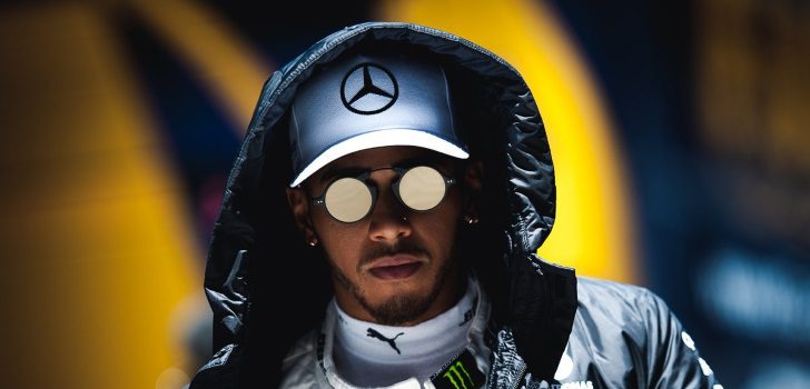 Hamilton, durante el Gran Premio de Mónaco)