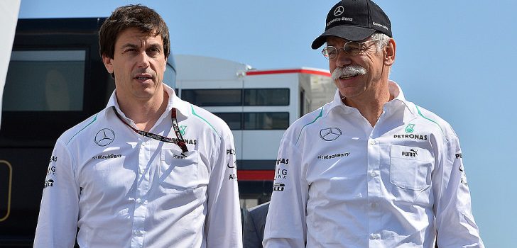 Toto Wolff y Dieter Zetsche