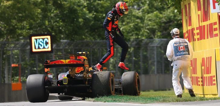 Verstappen abandona en Canadá