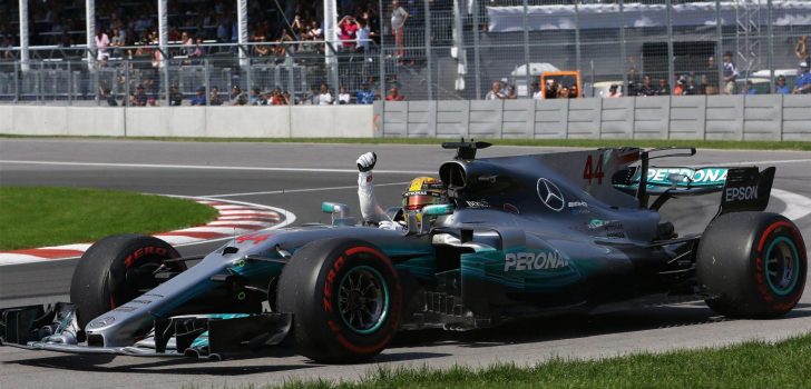 Lewis Hamilton en Canadá