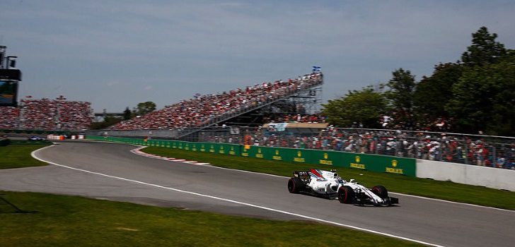 Lance Stroll durante la carrera del GP de Canadá