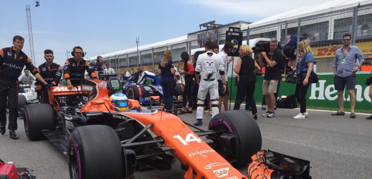 Alonso, en el circuito Gilles Villeneuve)