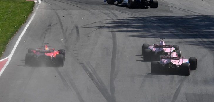 Esteban Ocon y Sergio Pérez