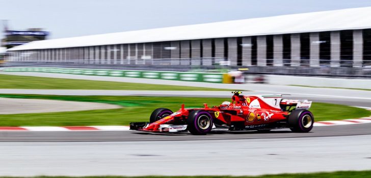 Räikkönen durante el GP de Canadá
