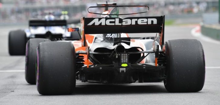 McLaren durante el GP de Canadá