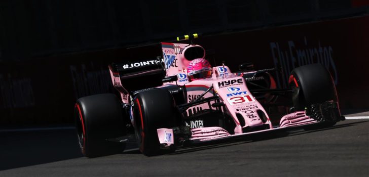 Esteban Ocon en Bakú