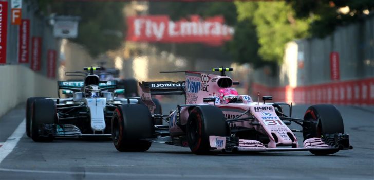 Esteban Ocon en Bakú