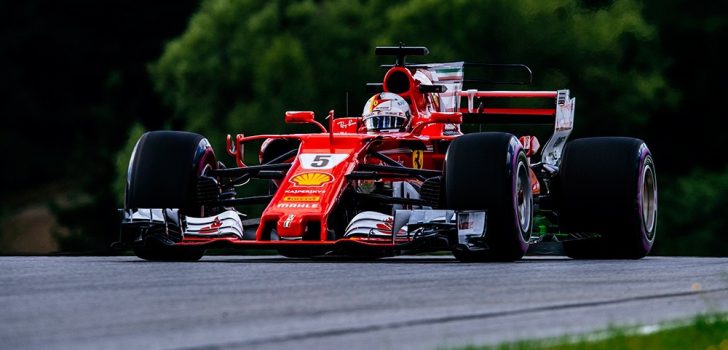 Sebastian Vettel en Austria