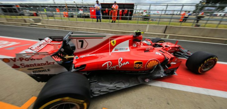 Kimi Räikkönen en Silverstone