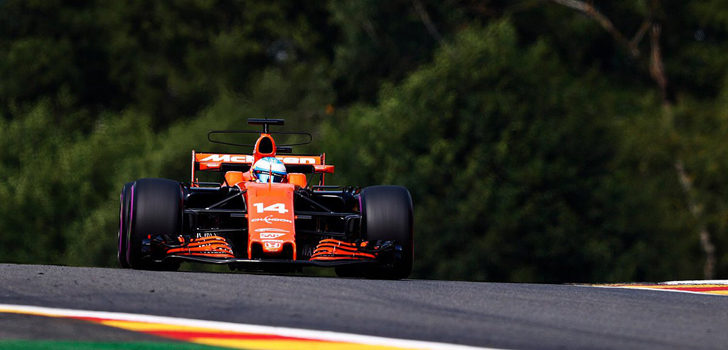 Fernando Alonso en Spa