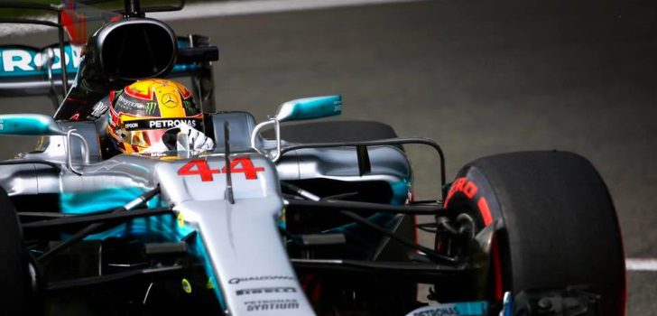 Lewis Hamilton en Spa