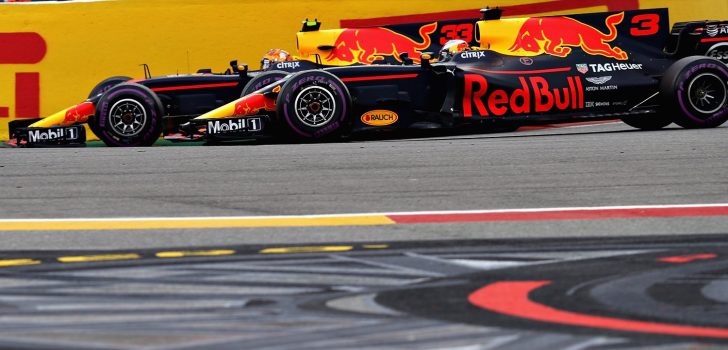 Ricciardo y Verstappen en Bélgica