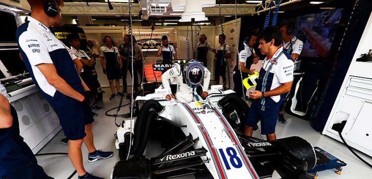 Lance Stroll en Singapur