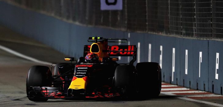 Max Verstappen en Singapur