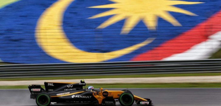 Jolyon Palmer en Malasia