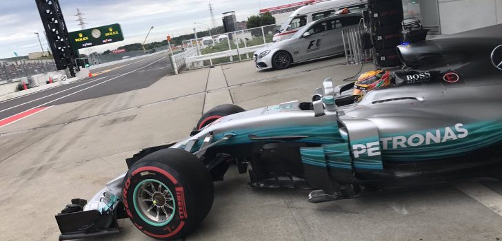 Hamilton en Suzuka