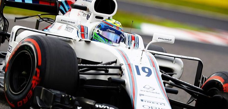 Felipe Massa rueda en Suzuka