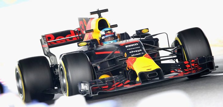 Daniel Ricciardo en Suzuka