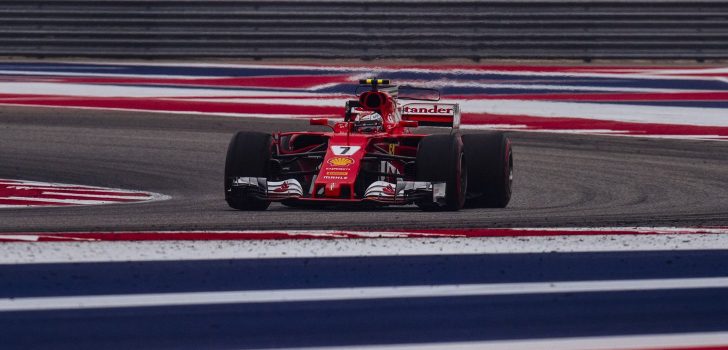 Kimi Räikkönen en Austin