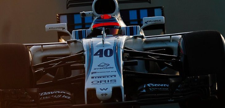 Kubica ensayó en noviembre con el FW40 en Abu Dhabi