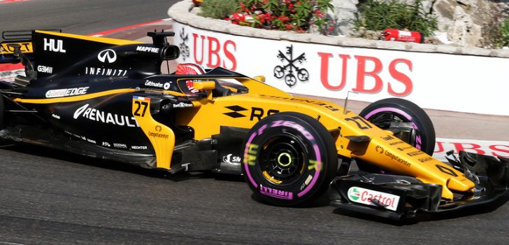 Nico Hülkenberg durante los Entrenamientos Libres del GP Mónaco 2017