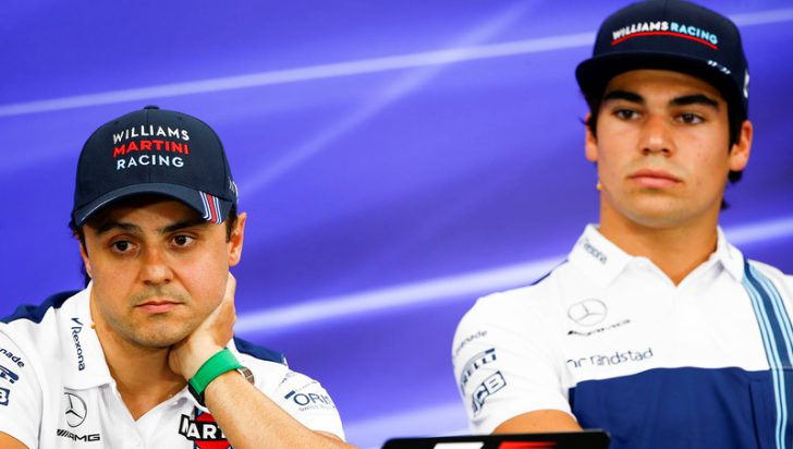 Lance Stroll y Felipe Massa