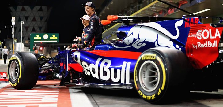 Gasly y Hartley posan juntos